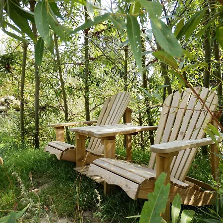 Lehmputzzimmer In Der Yogaschule Bed & Breakfast Grube